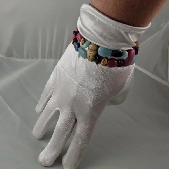 Carolyn Pollack American West 925 SS Gemstone Bracelet Signed - Picture 4 of 10